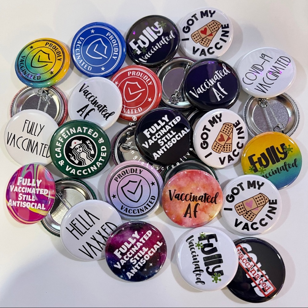 Vaccinated Pin, I’m Vaccinated Pin
